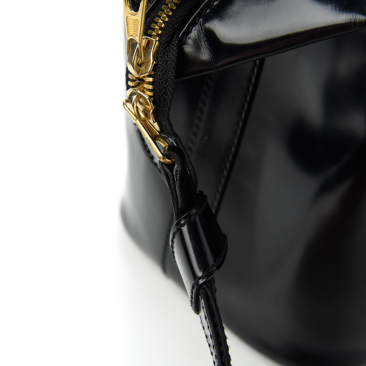 Balenciaga Patent Suede Sac Superb Black 11 of 11