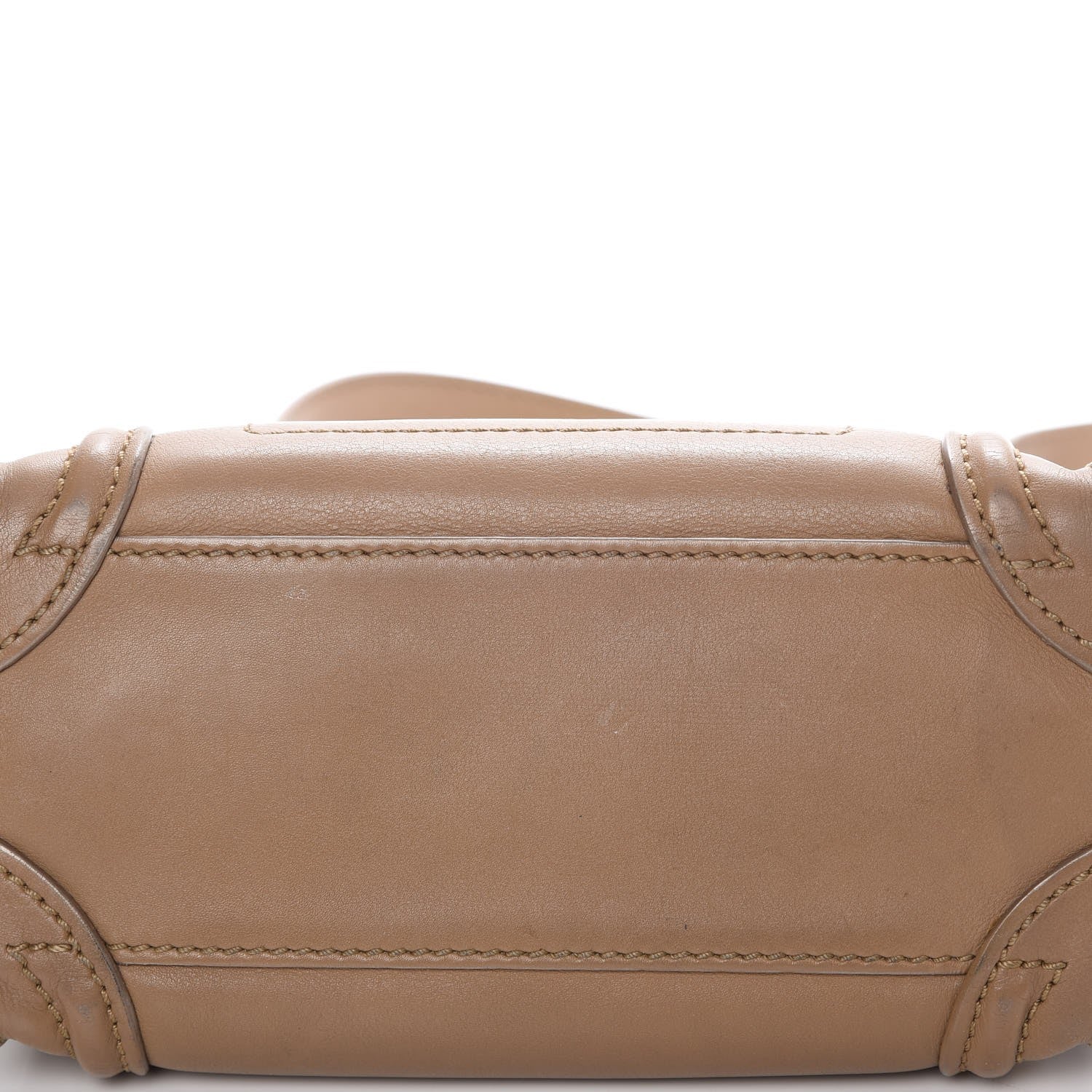 Celine Smooth Calfskin Nano Luggage Camel 9 of 14