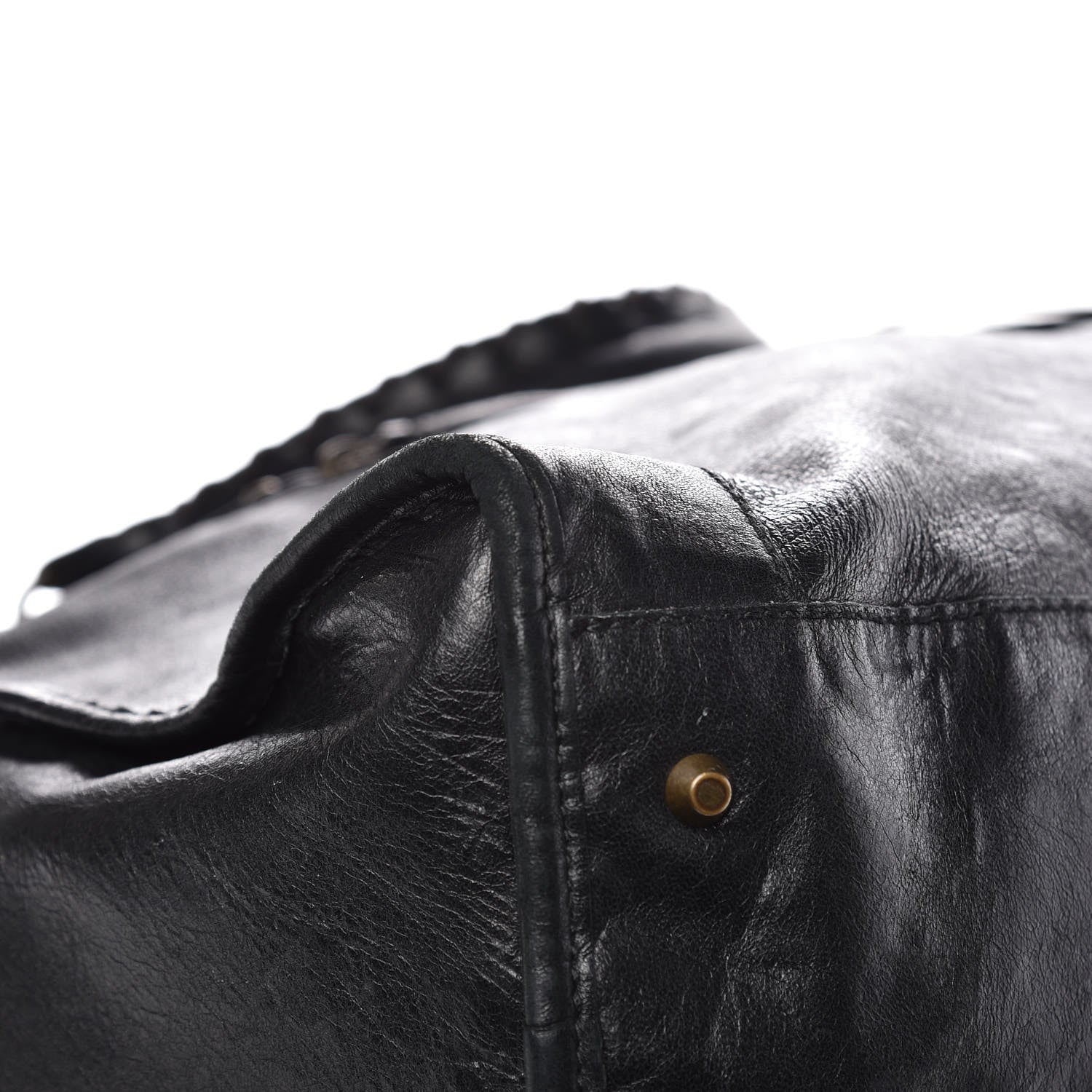 Balenciaga Agneau Classic Hardware Weekender Black 10 of 21