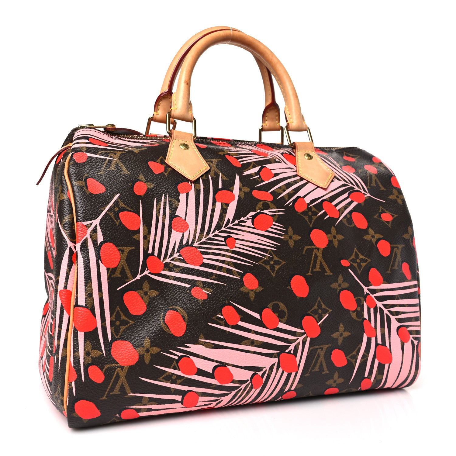 Louis Vuitton Monogram Jungle Dots Speedy 30 Sugar Pink Poppy 3 of 9