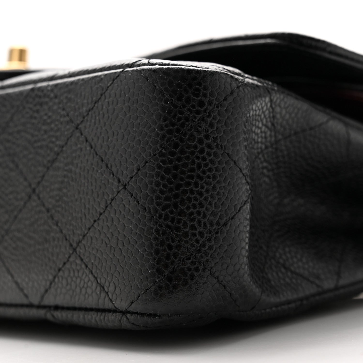 Chanel Caviar Quilted Medium Double Flap Black 10 of 13