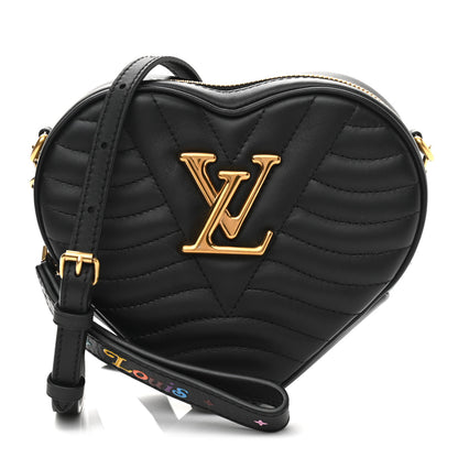 Louis Vuitton Calfskin New Wave Heart Bag Black 1 of 10