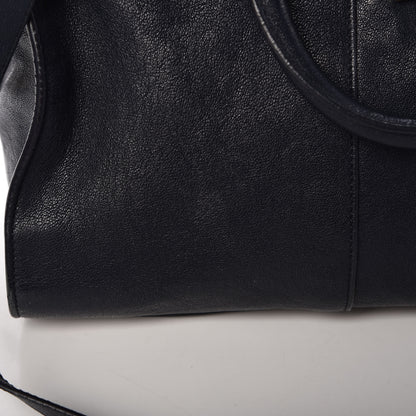 Saint Laurent Sheepskin Small Cabas ChYc Navy 18 of 21