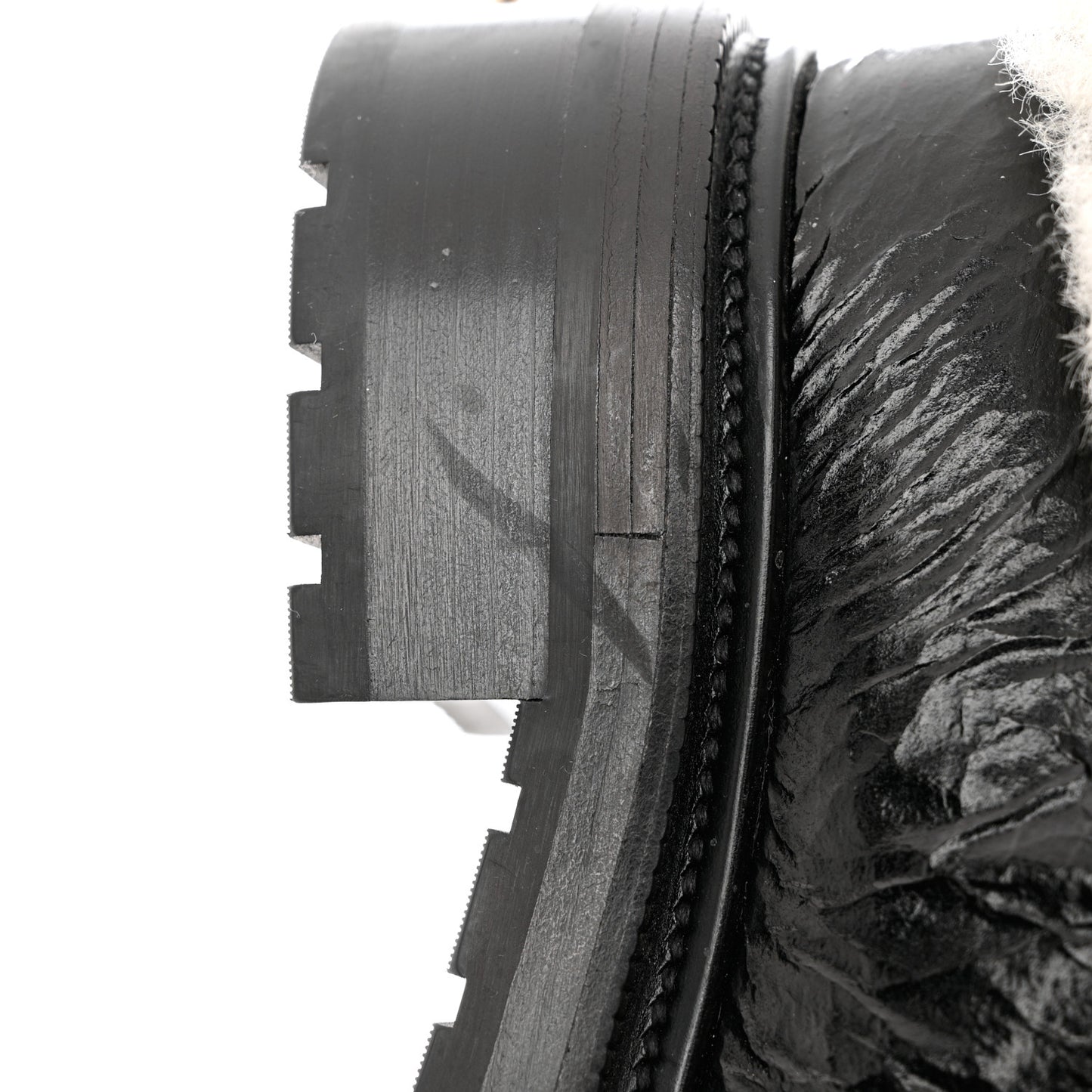 Lambskin Shearling Short Boots 38 Black