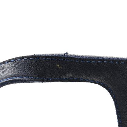 Chanel Lambskin Chain CC Logo Thong Sandals 39.5 Navy 12 of 12