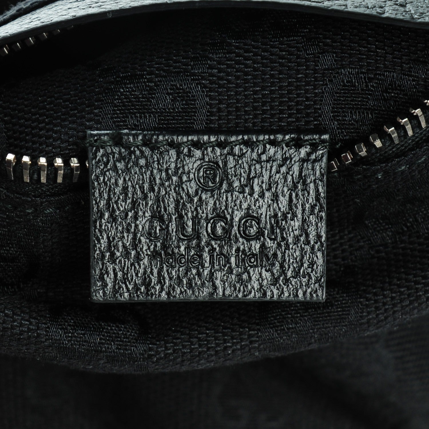 Gucci Monogram Belt Bag Black 6 of 7