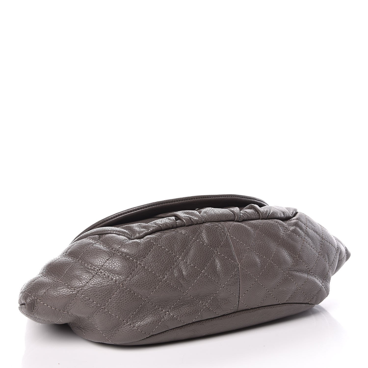 Chanel Caviar Large Half Moon Flap Taupe 4 of 10