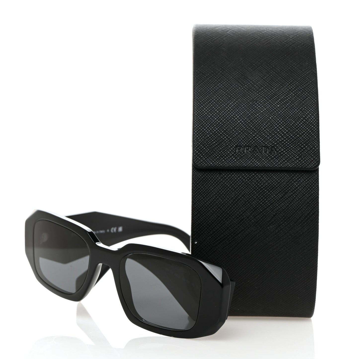 Acetate Symbole Sunglasses SPR 17W Black