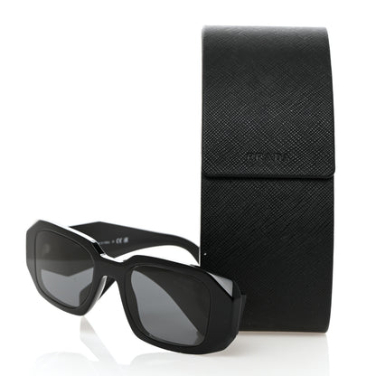 Prada Acetate Symbole Sunglasses SPR 17W Black 8 of 8