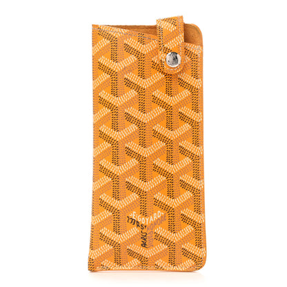 Goyard Goyardine Montmartre Glasses Case Yellow 1 of 7
