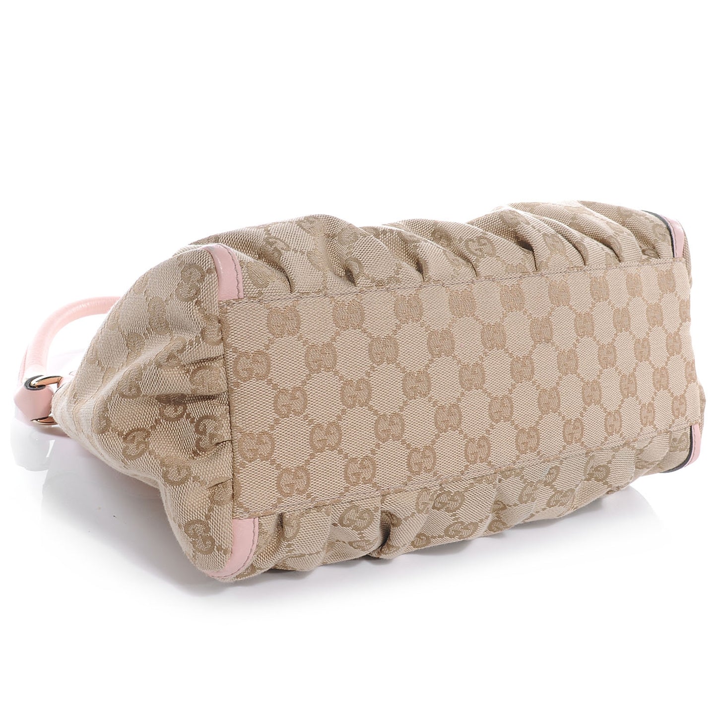Monogram Medium D Gold Ring Hobo Pink