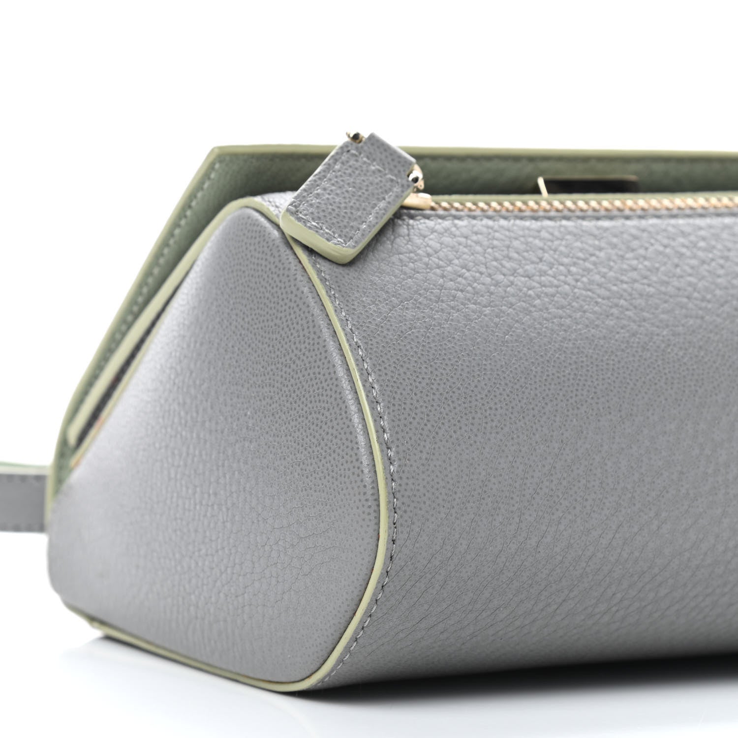 Givenchy Textured Calfskin Mini Pandora Box Chain Crossbody Bag Grey 5 of 16
