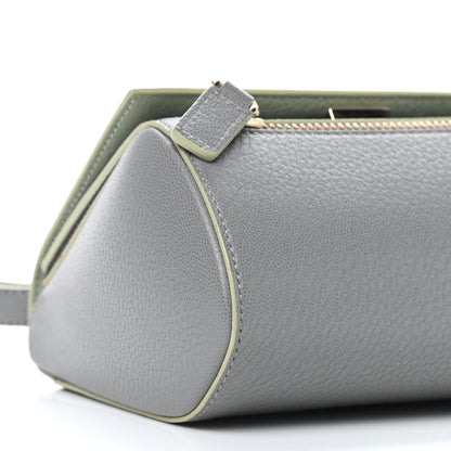 Givenchy Textured Calfskin Mini Pandora Box Chain Crossbody Bag Grey 5 of 16