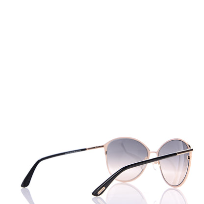 Tom Ford Penelope Vintage Round Sunglasses TF320 Black 4 of 7