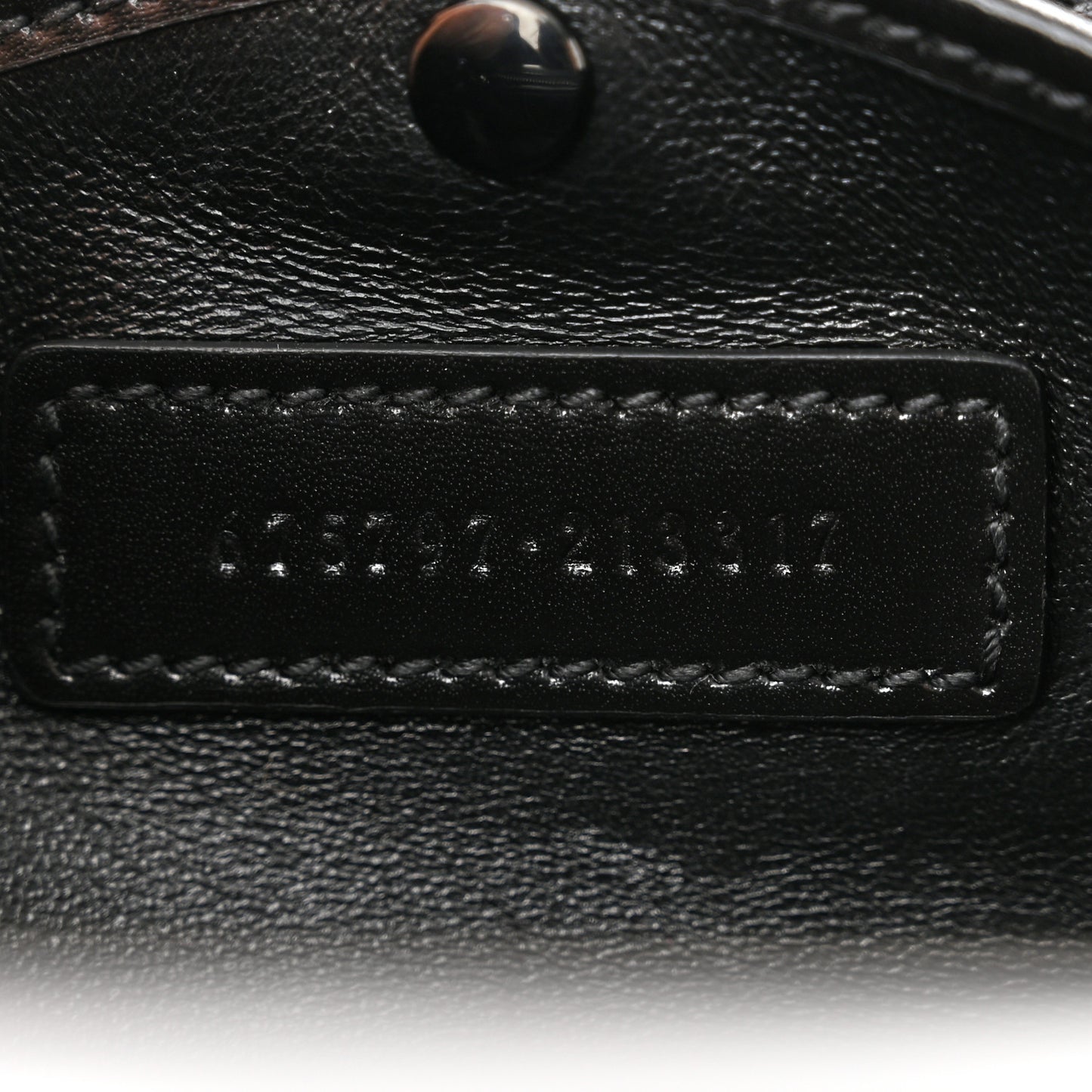 Boarded Dyana Lux Calfskin Web Monochrome Small Bamboo 1947 Top Handle Bag Black