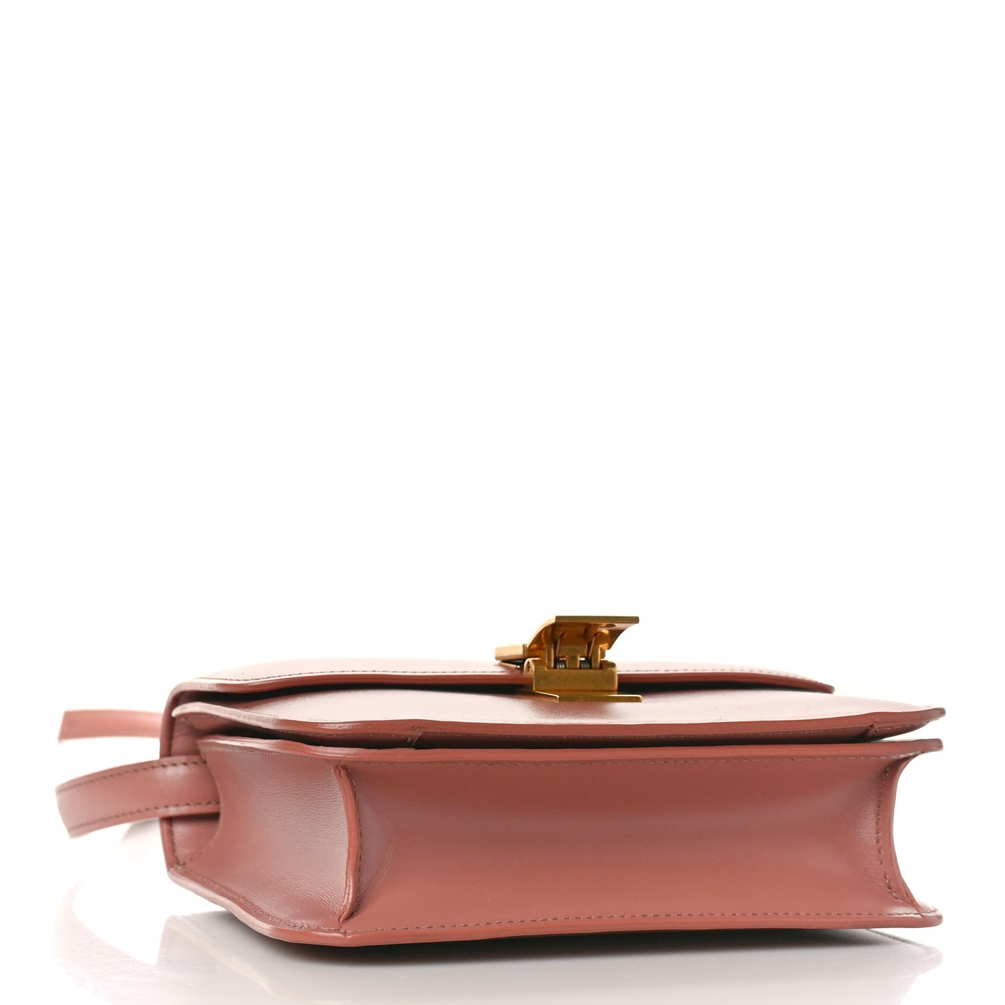 Box Calfskin Teen Classic Box Flap Bag Antique Rose