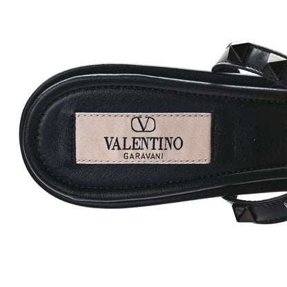 Valentino Garavani Patent Monochrome Rockstud 70mm Pumps 39 Black 7 of 8