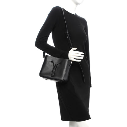 3.1 Phillip Lim Smooth Calfskin Mini Soleil Bucket Bag Black 2 of 9