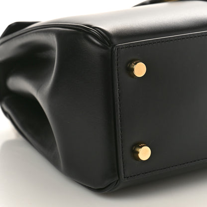 Celine Satinated Calfskin Small 16 Top Handle Bag Black 8 of 9