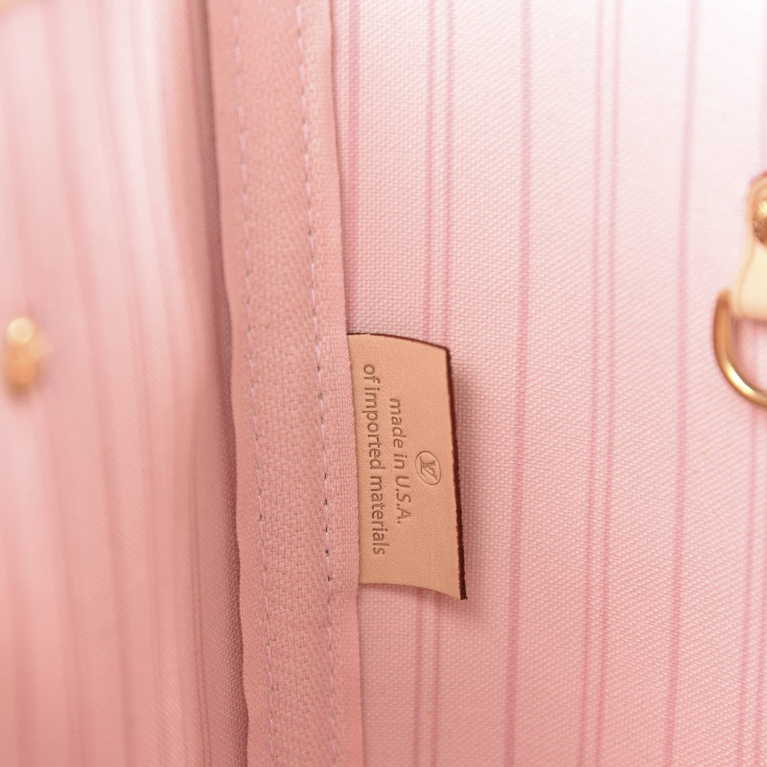 Louis Vuitton Damier Azur Neo Neverfull MM Rose Ballerine 9 of 11
