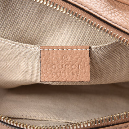 Gucci Pebbled Calfskin Small Soho Disco Bag Camelia 6 of 7