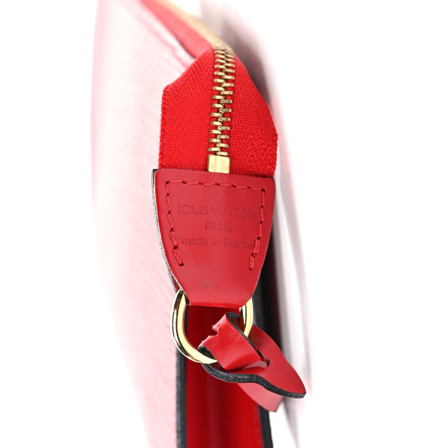 Epi Pochette Accessories 24 Castillan Red