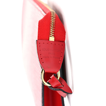 Louis Vuitton Epi Pochette Accessories 24 Castillan Red 6 of 7