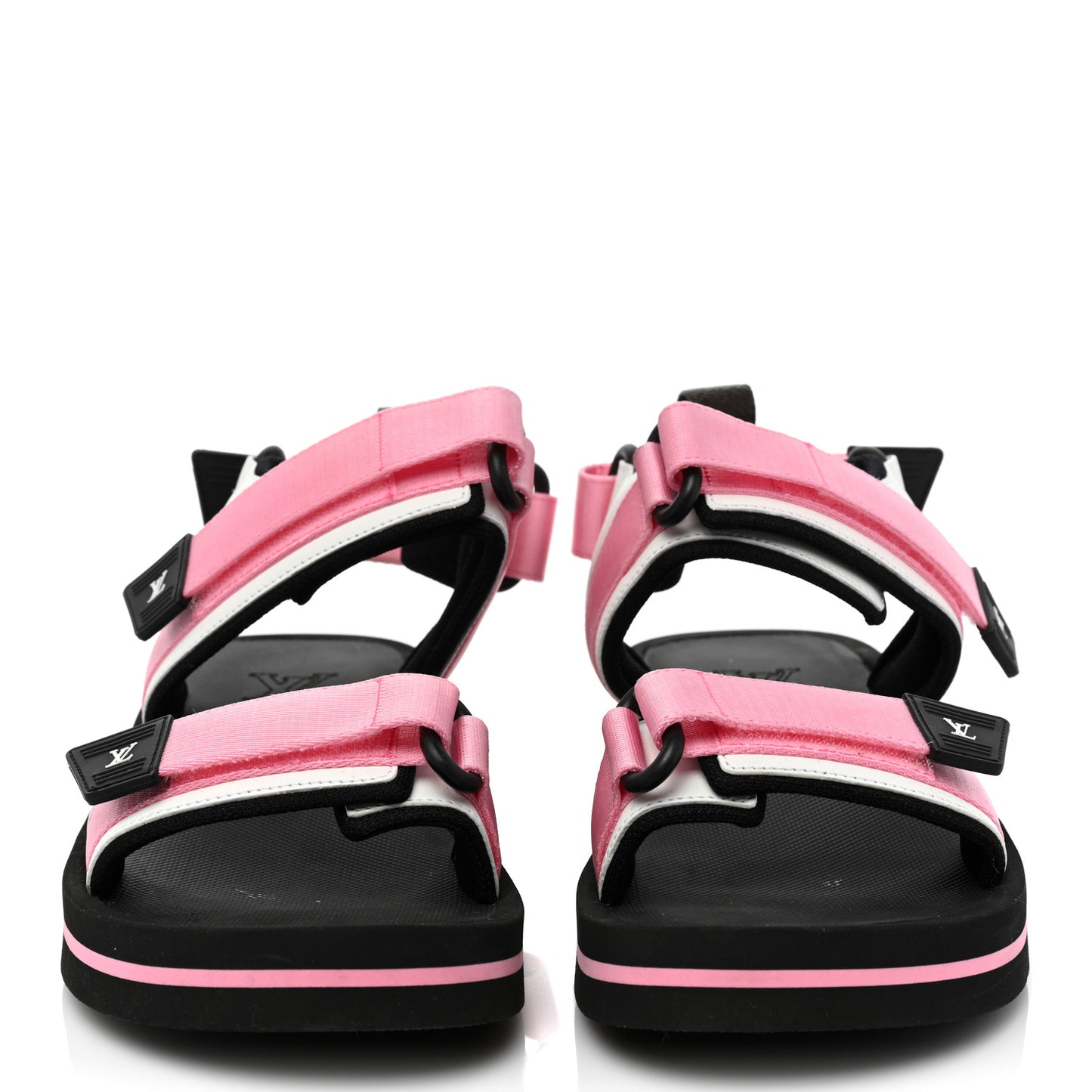 Monogram Flat Arcade Sandals 41 Pink