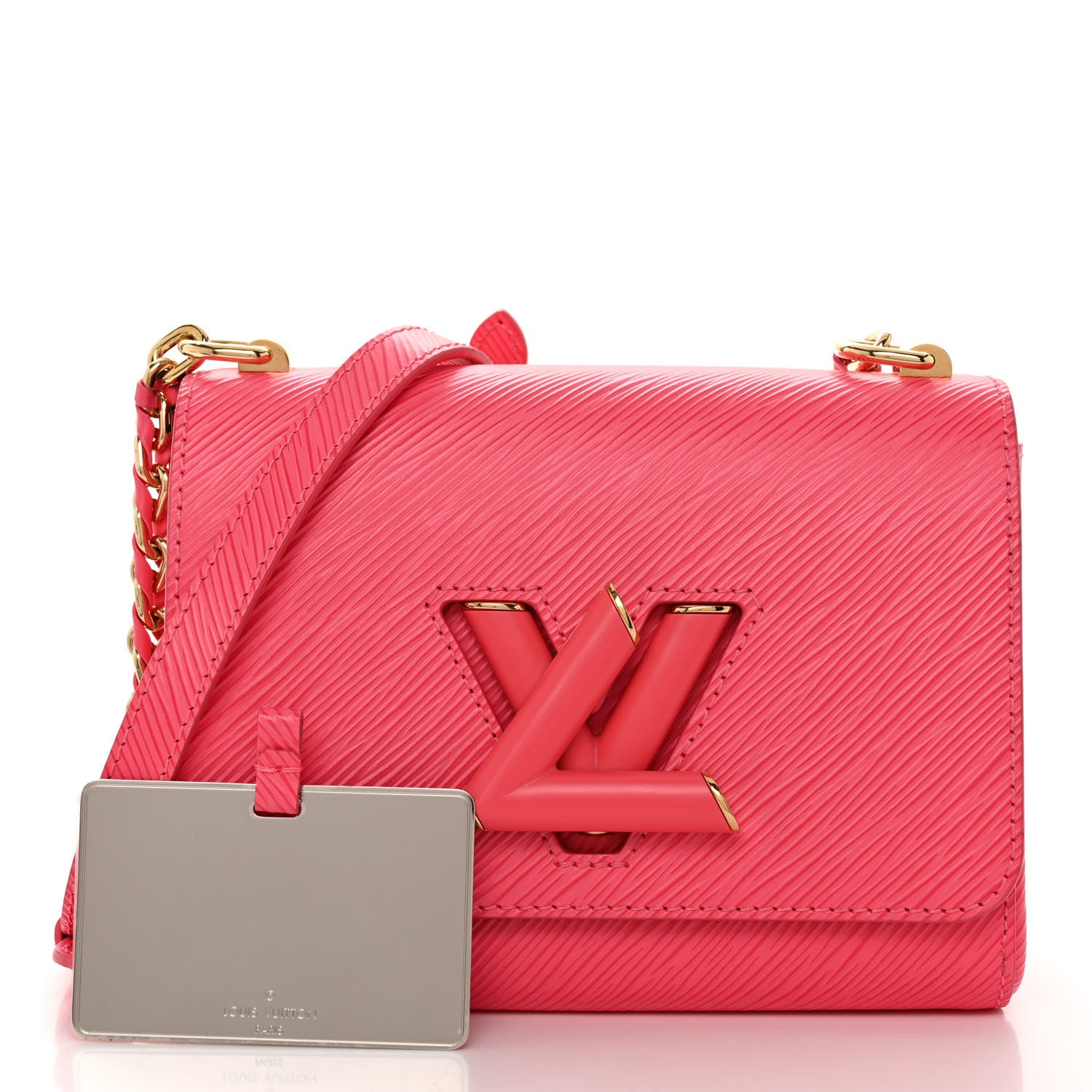 Louis Vuitton Epi Twist Shoulder Bag PM Dragon Fruit 3 of 11