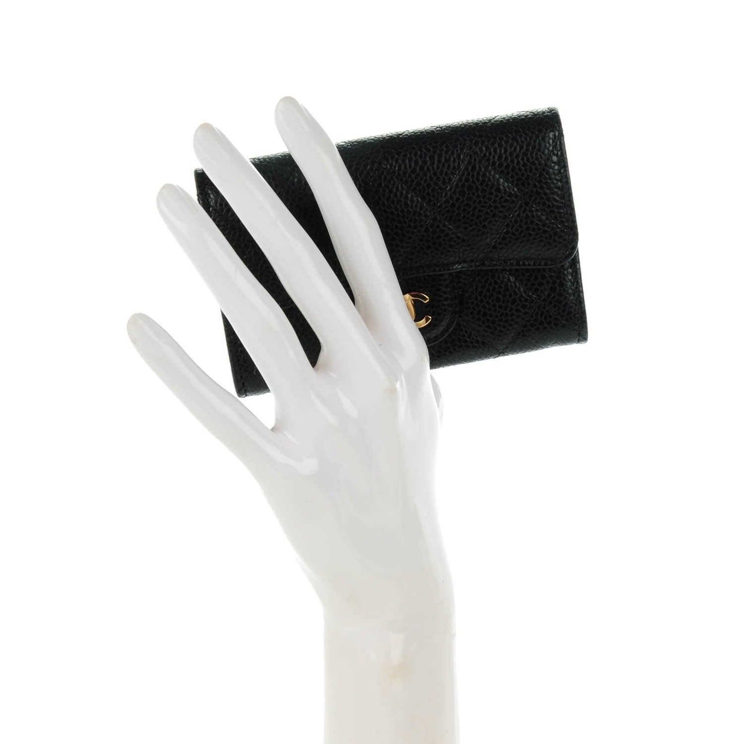 Chanel Caviar Quilted Card Holder Black 2 of 8