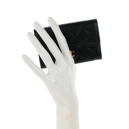 Chanel Caviar Quilted Card Holder Black 2 of 8