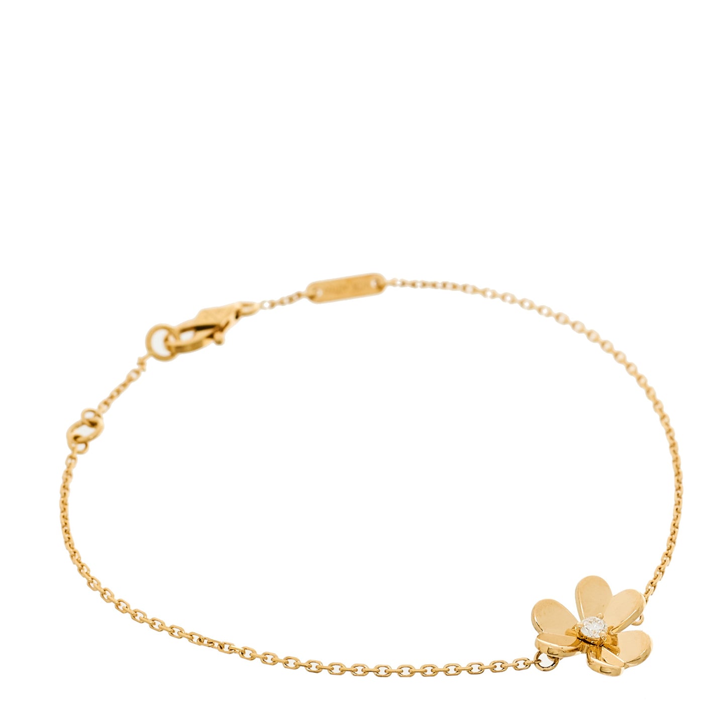 18K Yellow Gold Diamond Mini Frivole Bracelet