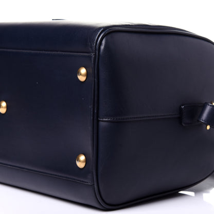 Saint Laurent Calfskin Classic Duffle 6 Marine 8 of 11