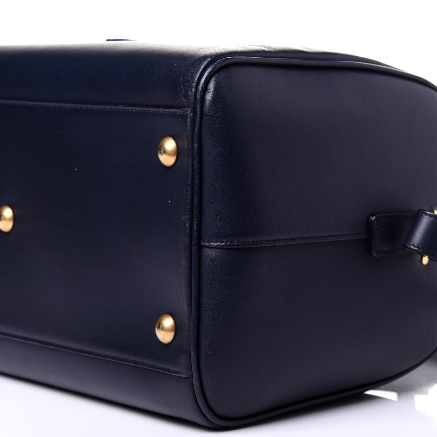 Saint Laurent Calfskin Classic Duffle 6 Marine 7 of 10