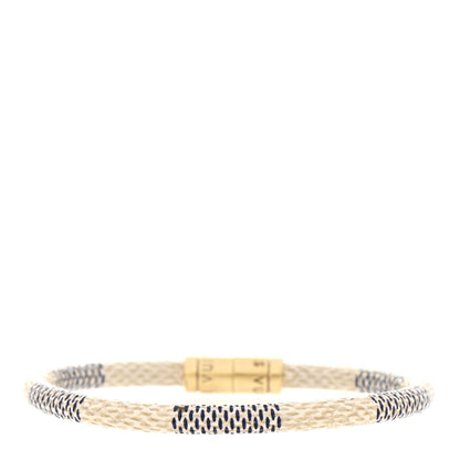 Louis Vuitton Damier Azur Keep It Bracelet 17 3 of 6