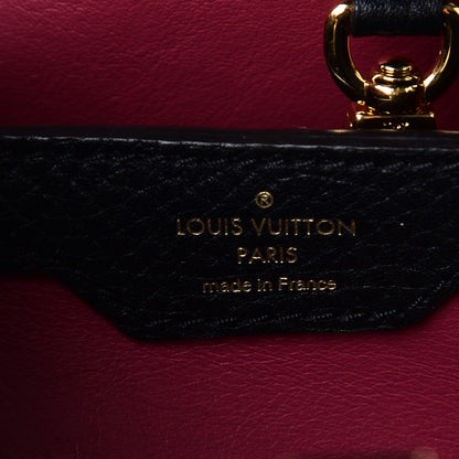 Louis Vuitton Taurillon Capucines PM Black 7 of 8
