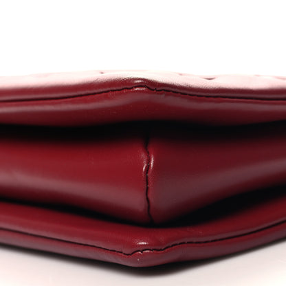 Louis Vuitton Lambskin Embossed Monogram Coussin PM Wine 11 of 12