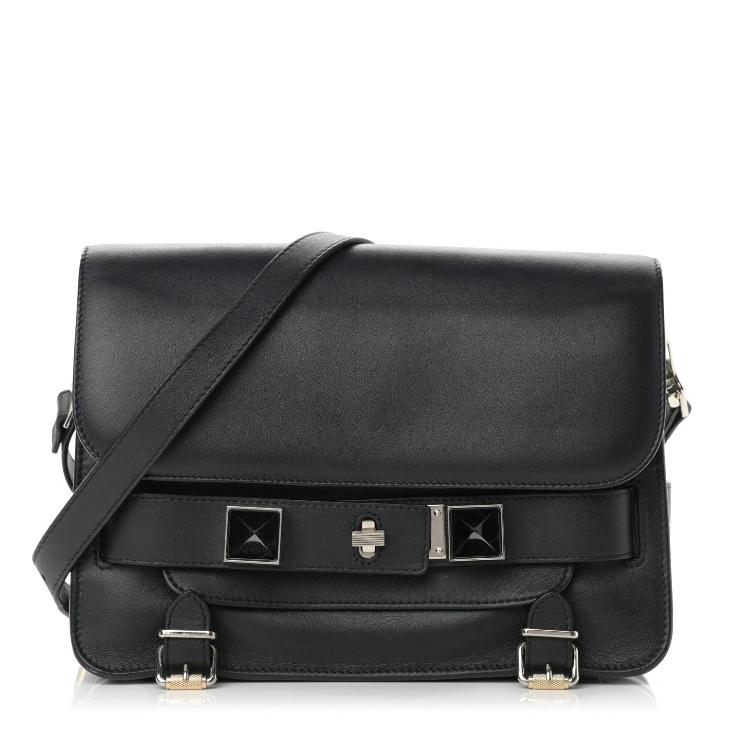 Proenza Schouler Calfskin PS11 Classic Shoulder Bag Black 1 of 15