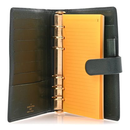 Louis Vuitton Taiga Medium Ring Agenda Cover Epicea 5 of 15