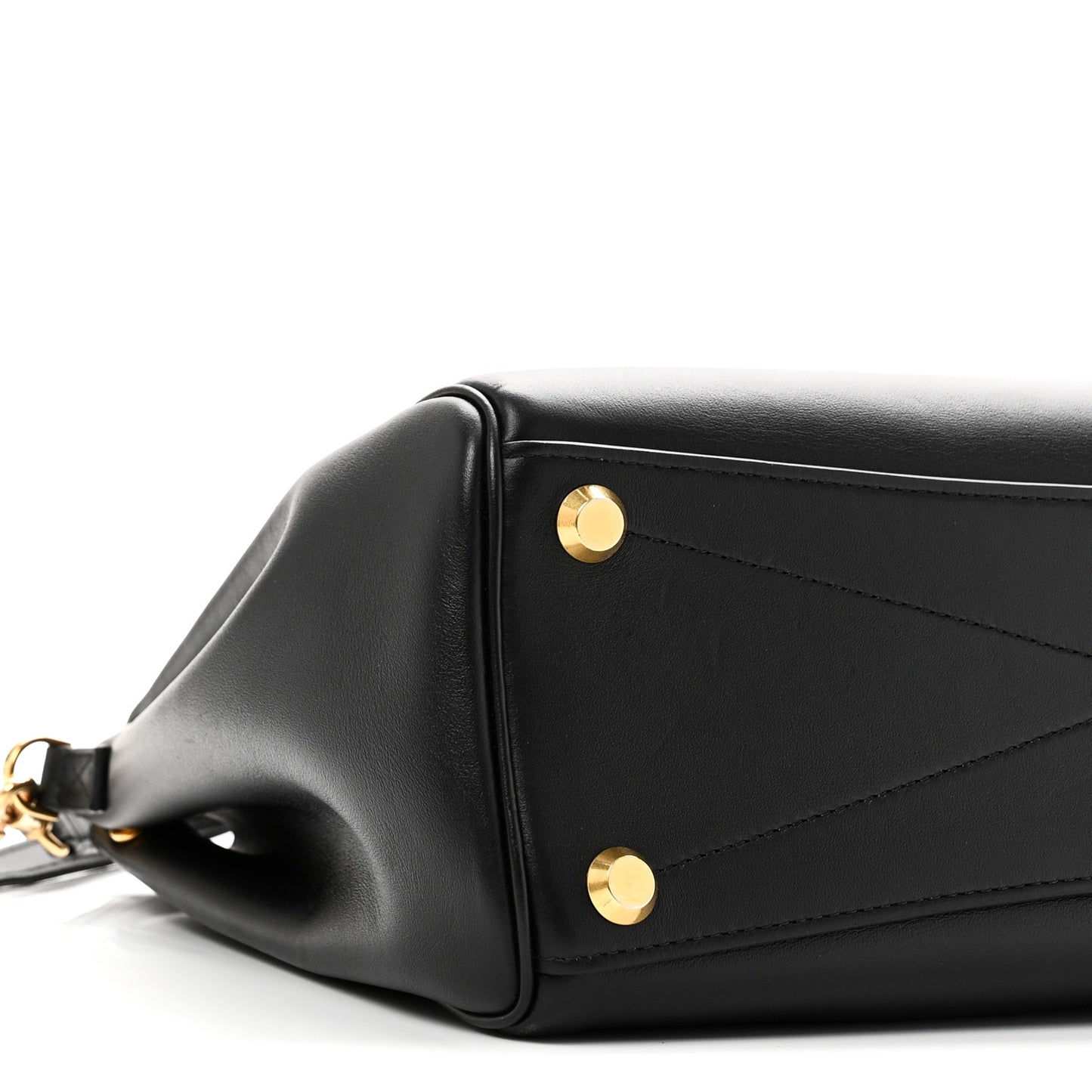 Smooth Calfskin Small Bel Air Carry All Bag Black