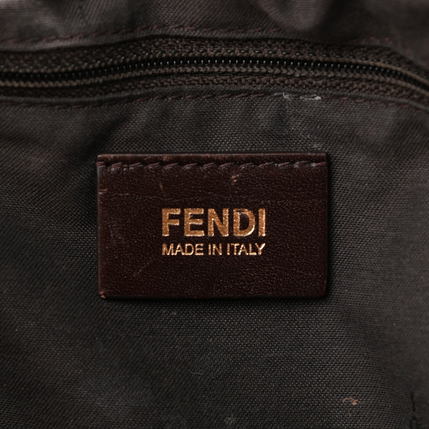 Fendi Metallic Calfskin Crossbody Green 5 of 14