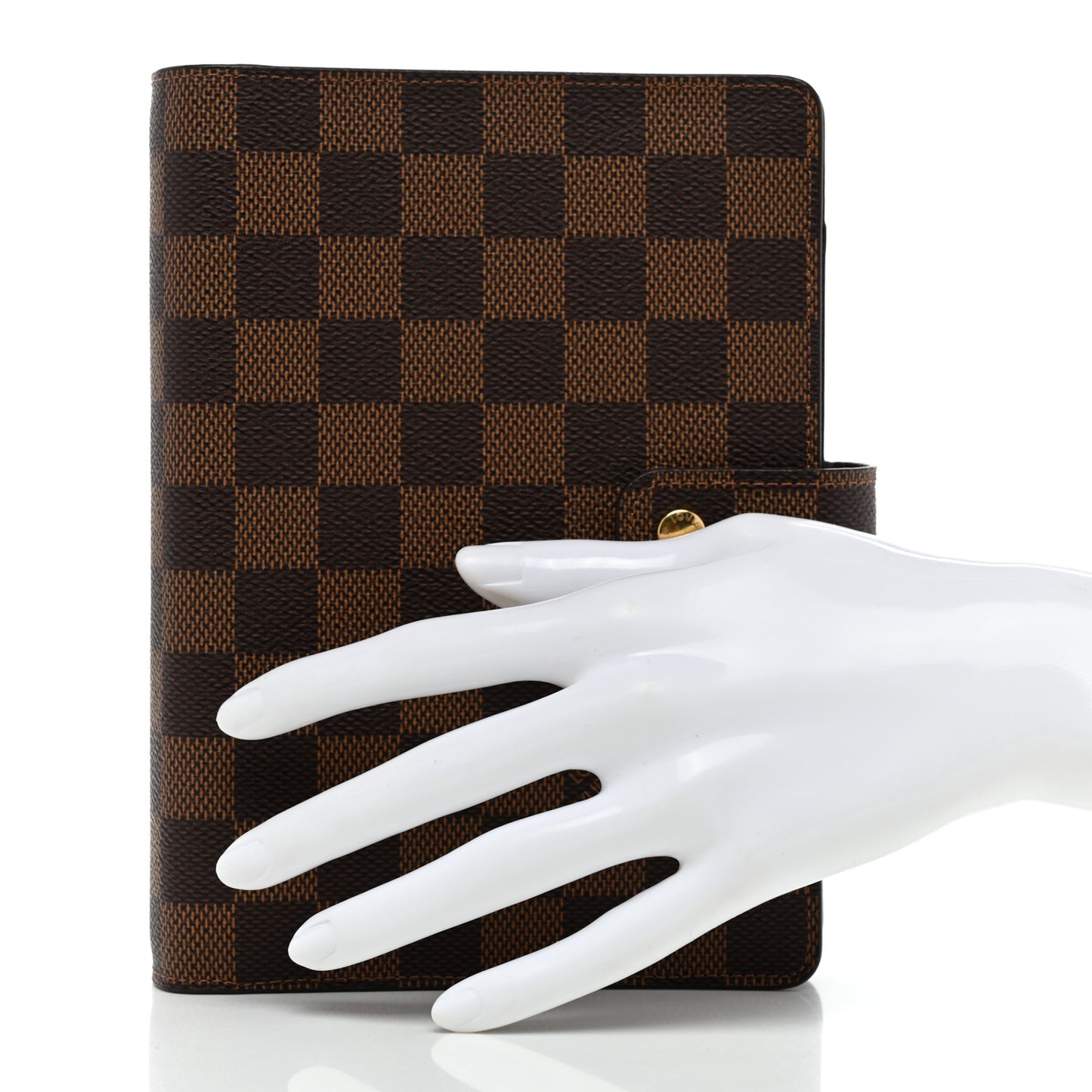 Damier Ebene Medium Ring Agenda Cover