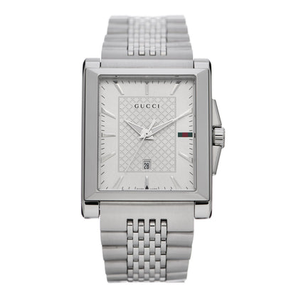 Gucci Stainless Steel 32mm G-Timeless Rectangle Quartz Watch 1 of 4