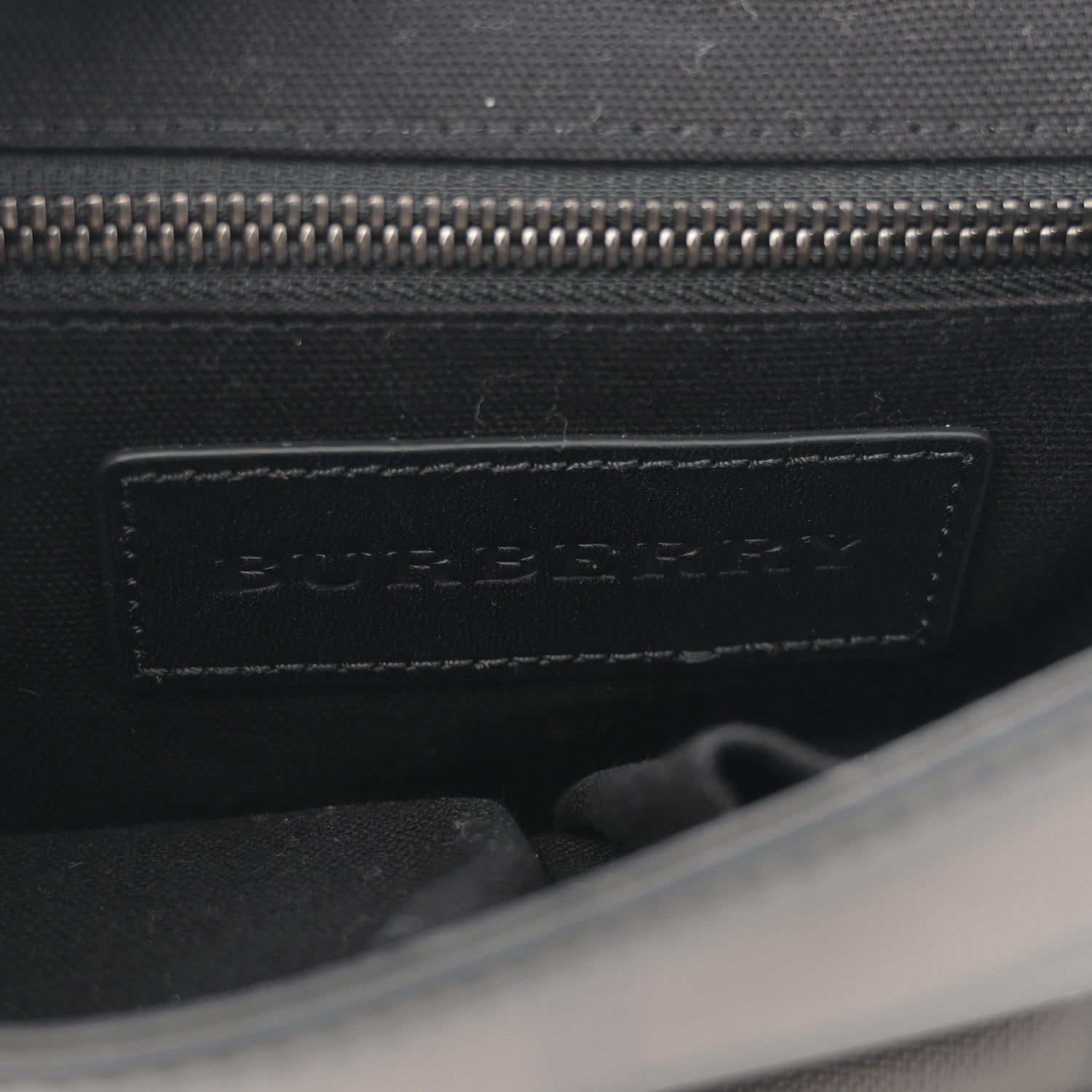 Burberry Smoked Check Vaughan Crossbody Bag Black 6 of 9