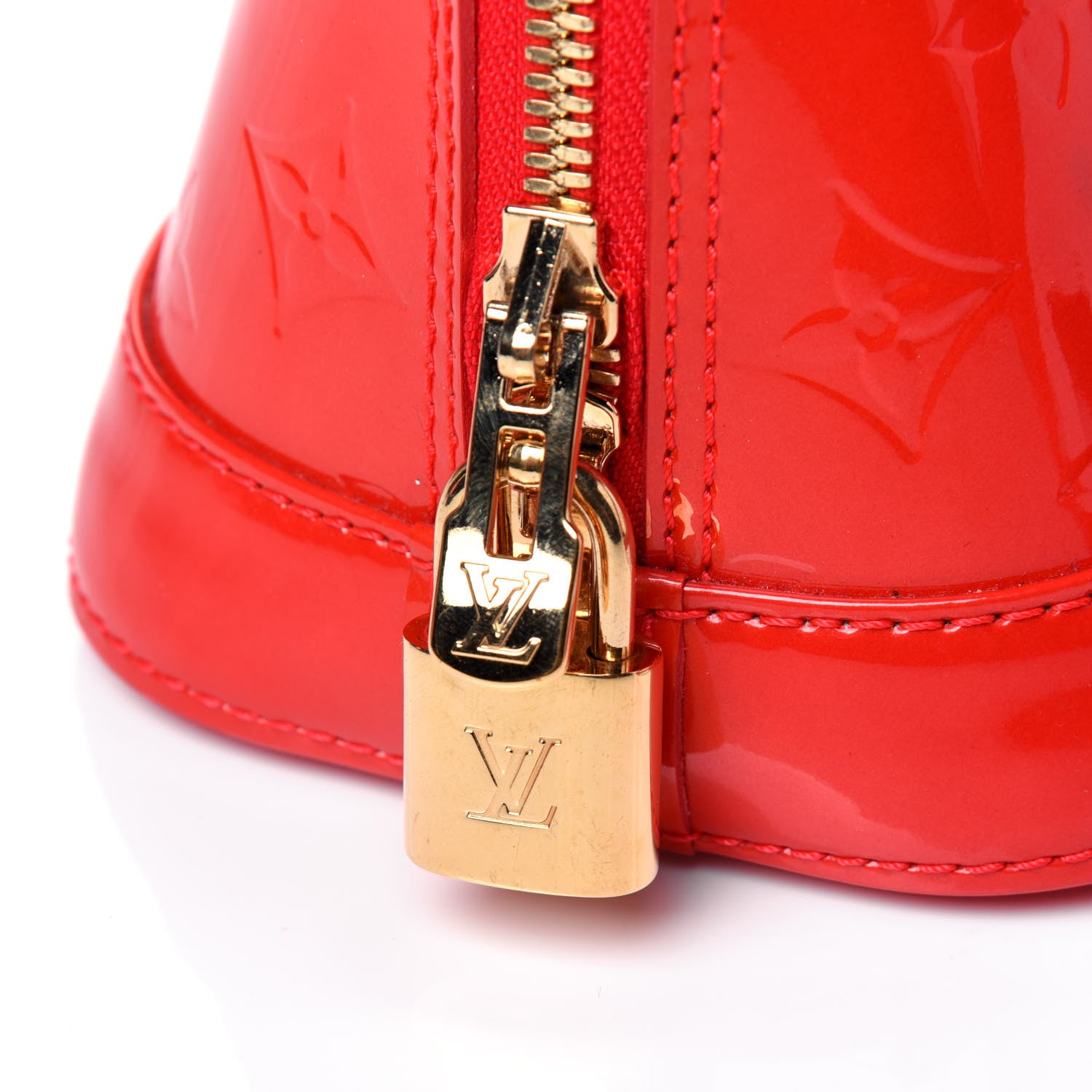 Louis Vuitton Vernis Alma BB Rouge Grenadine 19 of 21