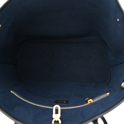 Louis Vuitton Empreinte Monogram Giant Neverfull MM Black 5 of 10