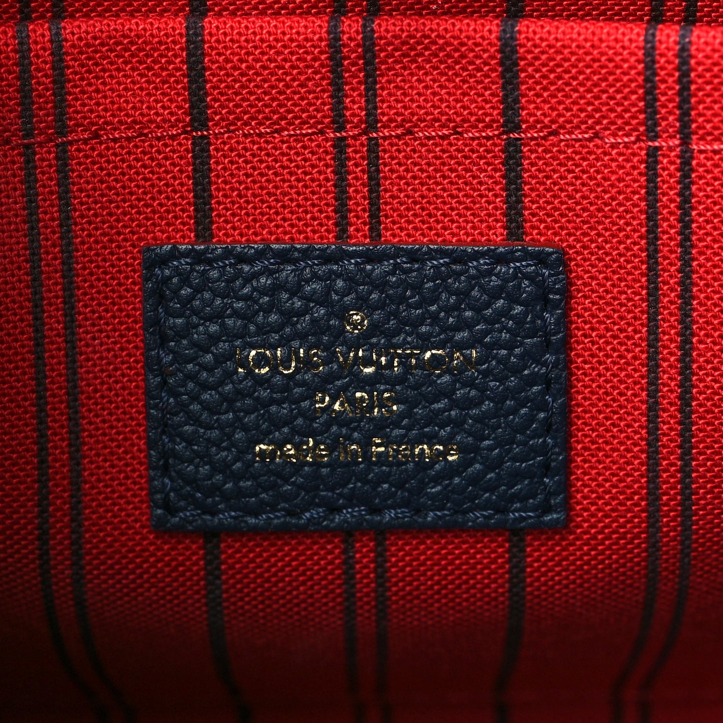Empreinte Montaigne BB Marine Rouge