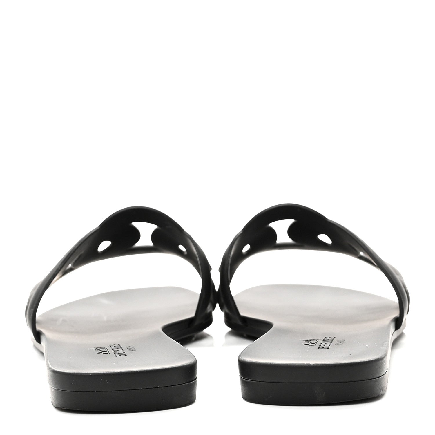 Hermes Rubber Aloha Sandals 35 Black 1865115 – FASHIONPHILE