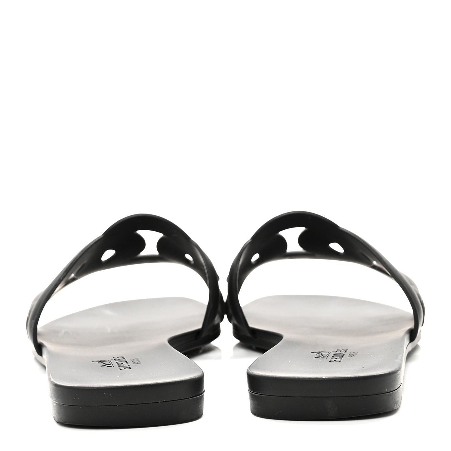 Rubber Aloha Sandals 35 Black