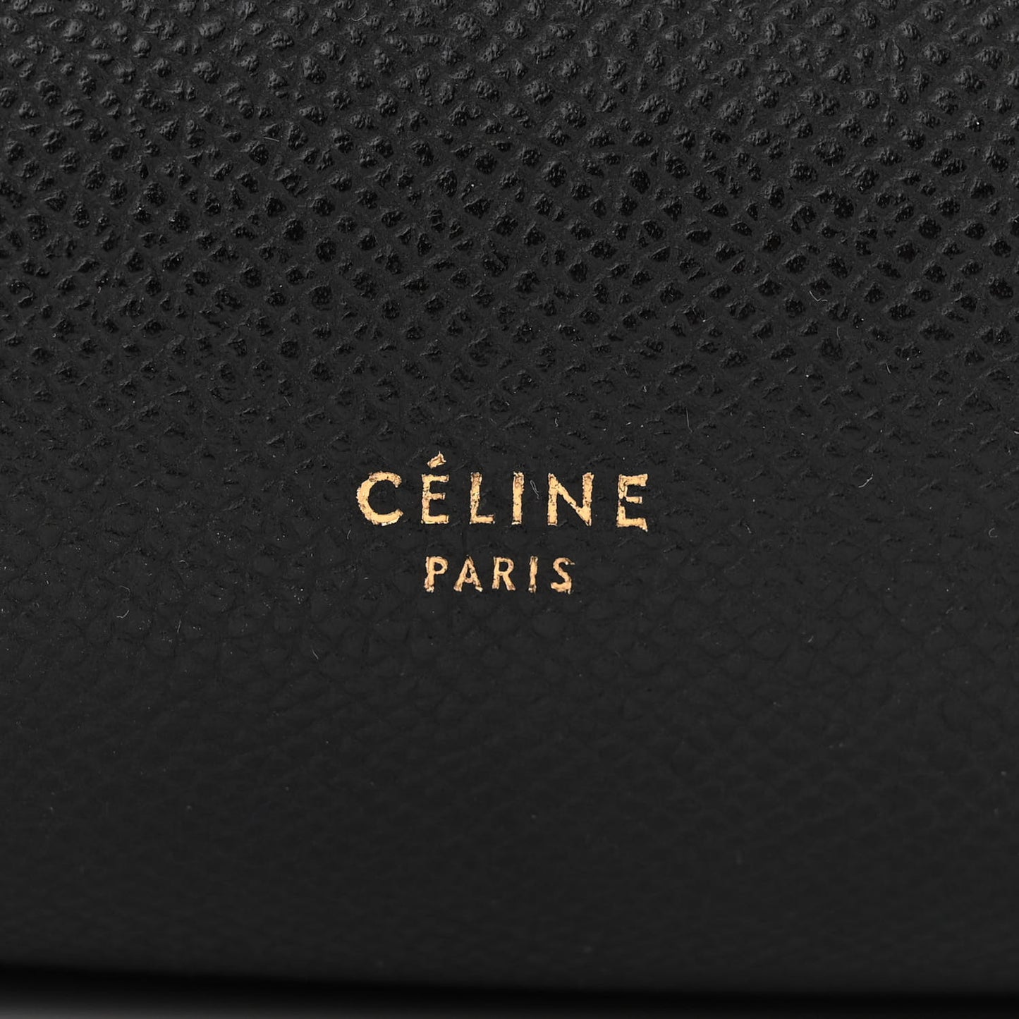 Grained Calfskin Mini Belt Bag Black